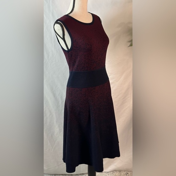 Ann Taylor Blue Midi Dress Elegant Design 🍾 - Picture 9 of 11